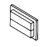 Honeywell AML51-G10WG Panel Mount Indicators / Switch Indicators RECT.PB WHITE/GREEN SWITCH AND INDICATOR