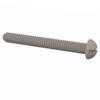 Essentra Components 010632R125 Round Slotted Round Slotted Screw, #6-32 Thread, 1 1/4 Lg
