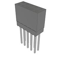 Samtec ESQ-105-14-T-D Sockets Elevated Socket Strip, 0.100" Pitch