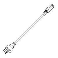 Volex 2106H 10 C3 AC Power Cord 10A/250V AUSTRALIAN 8FT (2.5m) BLACK