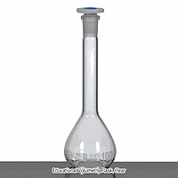 Glassco GL.129.222.10 Vol. Flask, B-class, Clear, 2000㎖, accu.±1.200㎖, neck-29/32