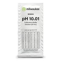 MILWAUKEE M10010B pH 10.01 Calibration Solution Sachets (25 x 20 ml sachet)