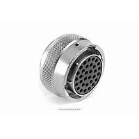 Amphenol SINE Systems RT06147SNHECR Standard Circular Connector Plug, 7 Position, Female, Shell Size 14, and End Cap with Reduced Diameter Individual Wire Sealing, Range 14 - 24AWG