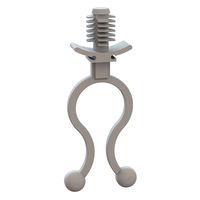 Essentra Components 23EZF050C037 Twister for Cable Twist Lock, Fir Tree Mount, .500 Hold, .318 Space