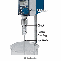 DaiHan SL.StiC015 Stir-Coupling, Hi-flex, Φ10mm Chuck-rod, for-Φ10mm Stir-Shaft, Φ25×h44mm