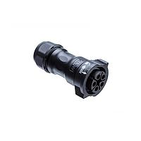 Amphenol LTW DD-14BFFA-QL8MP0 Standard Circular Connector X-Lok, Large Size, Plastic, 5A, 14 pins, Female Connector, Female Contact, Straight, Push Lock, Crimp, Field Installable, F10.0 - F12.0mm, IP68