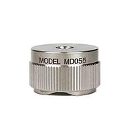 Amphenol Wilcoxon MD055 Magnets Two-pole magnetic mounting base55 lb force, 1/4-28 tapped hole, non-isolated, 1.25 diameter