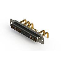EDAC 630-17W5650-2T1 Mixed Contact D-Sub Connectors Right-angle Power Combo D-Sub Connector