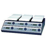 WITEG SMHS-6 Multi-Point Hotplate Stirrer (350°C; 80 ~ 1500 rpm)
