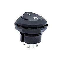 E-Switch RR3130BBLKBLKES Power Rocker Switch DPDT ON-ON PNL 10A