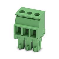 PHOENIX CONTACT 1827130 Plugs 3 Pos 3.81mm pitch Plug 28-16 AWG Screw