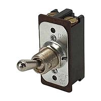 Carling Technologies EK204-73 Toggle Switch 2-pole, ON - None - OFF, 10A/20A 250VAC/125VAC 1 1/2 HP, Non-Illuminated  Bat Style Toggle Switch with Screw Terminals