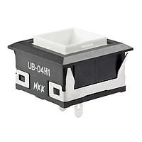 NKK Switches UB04KW015F LED SQUARE GREEN LED SOLDER LUG BODY ONLY