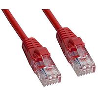 Amphenol Cables on Demand MP-5XRJ45UNNR-015 Cat 5e CAT 5E UTP XOVER RJ45 RED 15'