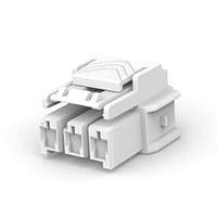 AMP Connectors - TE Connectivity 1-1971773-3 Wire Housings 1 x 3 PBT-A Plug Hsg