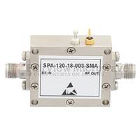 Fairview SPA-120-18-003-SMA 100 MHz to 12 GHz, Medium Power Broadband Amplifier with 600 mW, 18 dB Gain and SMA