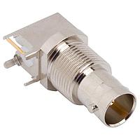 Amphenol RF 112800 PCB Connectors RA BNC BLKHD RECEP PCB MOUNT, 75 OHM