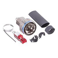 Amphenol Socapex 35498N Circular Sz 19 Plg Kit w/ EMI Backshell Wire 1.6m