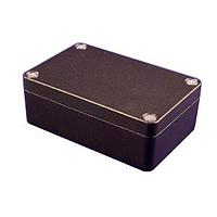 Hammond Manufacturing 1550Z103BK Thick Wall, Water-Tight Diecast Aluminum Box 3.87x.99x2.54" Black