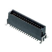 Harwin M55-7013242R Connectors 16+16P MALE DIL VERT SMT CONN T&R