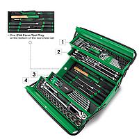 TOPTUL GCAZ111A Tool Chest Set Satin Chrome (111 PCS)