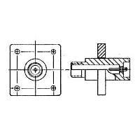 AMP Connectors - TE Connectivity 846814-1 Standard Circular Connector LGH-1L FLANGED RECEPT.