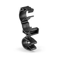 HellermannTyton 156-01861 LOC Locking Clamp to MOC Clip LOC Locking Clamp, 10-14 mm, to MOC Clip, 10 mm, PA66HIRHSUV, Black, 2000/ctn