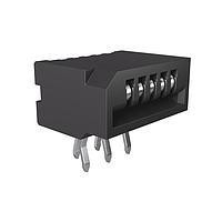 Amphenol FCI HLW5R-2C7HLF FFC & FPC Connectors 1.00mm Flex Connectors, HLW-R series, 5 Position, Top Entry Non-ZIF Connector, 1mm (0.039inch) Pitch, Kinked Terminal, Halogen free