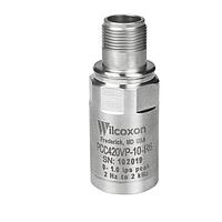 Amphenol Wilcoxon PCC420VR-05-R6 Vibration Sensors Top exit, 105 C, 4-20mA sensor proportional to velocity, RMS, 0.5 IPS full-scale, 1/4-28 tapped hole, 2-pin MIL-C-5015 connector