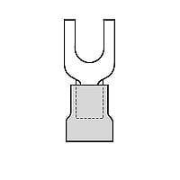Molex 19121-0008 Spade SPADE 18-22 AWG 08 STUD FLANGE