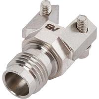 Amphenol SV Microwave SF1621-60059 PCB Connectors 2.4mm F Sldrlss PCB Rdcd Fng Edge 2 Hole