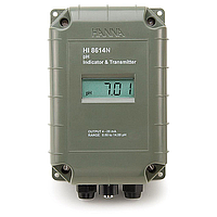 HANNA HI8614LN pH Transmitter with 4-20 mA Galvanically Isolated output; with LCD display (0.00 to 14.00 pH)