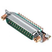 Amphenol Positronic HDC50S5R20T2S High Density D-Sub Connectors D-Sub Female Connector 50P Solder Tail Right Angle Stainless Steel, Passivated Shell Jackscrews