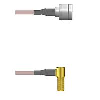 Amphenol Custom Cable Q-2J02S000H007i RF Cable Assemblies N-SP/SMA-RJB G142 7I