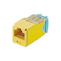 Panduit CJT6X88TGYL Wire Ducting & Raceways Mini-Com Module, Cat6A, 28/30 AWG, UTP,