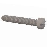 Essentra Components 010440F068 Machine Screw Fillister Slotted Screw, #4-40 Thread, 11/16 Lg