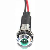 Mallory Sonalert FL1M-12SW-1-G12V Indicators LED GRN 12MM NUT 12VAC/DC