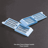SciLab SL.Cas3007 Cassettes, Biopsy, w/One-piece Integral Lid, Blue
