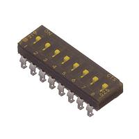 CTS Electronic Components 219-8LPSTJR DIP Switches SURFACE MOUNT, GOLD DIP SWITCH, 8-POLE, LOW PROFILE ACTUATOR, BOTTOM SEAL, TAPE SEAL, J-BEND, REEL