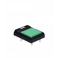 NKK Switches JF15RP3FF Tactile Switches SPST OFF-(ON) GRN SPOT ILLUM/SCULP CAP