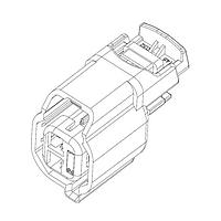 Molex 148032-0005 Receptacle Housing MX150 UNSEALED 1x2 Conn Pol E