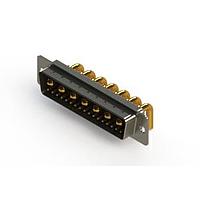 EDAC 629-24W7640-3T1 Mixed Contact D-Sub Connectors Right-angle Power Combo D-Sub Connector