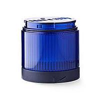 Auer Signal 910035405 Visual Module PC7DR LED rotating light module 24 V AC/DC blue, black