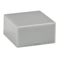 NKK Switches AT4059H Flat .472" SQ CAP GRY GLS