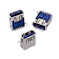 Wurth Elektronik 692121030100 USB Type A Connectors WR-COM 3.0 TypeA SMT 9Pin Horztl Female