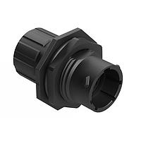 Amphenol SINE Systems RTS712N4PHEC03R Receptacles Receptacle, Jam Nut, 4 Position, Male, Shell Size 12, Silicone Seal and End Cap with Individual Reduced Wire Sealing