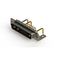 EDAC 629-13W3250-1N4 Mixed Contact D-Sub Connectors Right-angle Power Combo D-Sub Connector