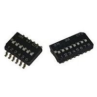 CTS Electronic Components 218-4LPSTJF DIP Switches SURFACE MOUNT, GOLD,  HALF-PITCH DIP SWITCH, 4-POLE, LOW PROFILE ACTUATOR, BOTTOM SEAL, TAPE SEAL, J-BEND, OFF, TUBE PACK