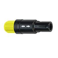 REDEL PAG.M0.6NL.AC39J Connectors Straight plug Yellow Collet
