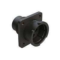 Amphenol SINE Systems FLS014N2P03-PM Connectors 4 (2+2) POS SQUARE FLANGE RECP